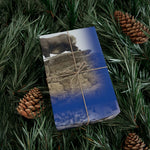 Blue Background American Wildlife Gift Wrap Papers