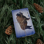 Blue Background American Wildlife Gift Wrap Papers