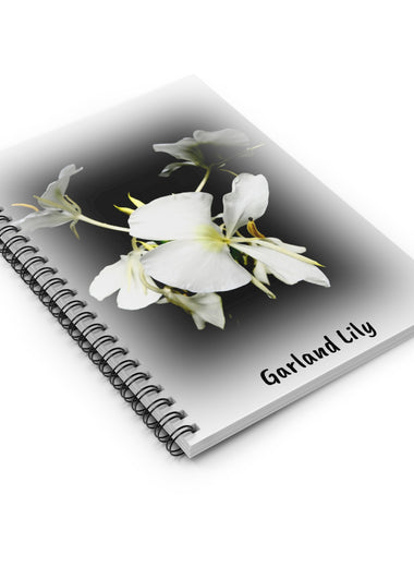 Garland Lily Spiral Notebook - Ruled Line