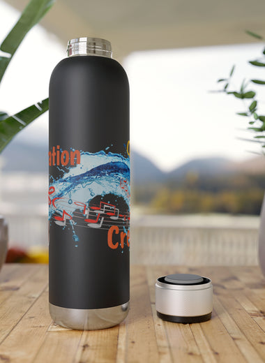 Hydration Creation Soundwave Copper Vacuum Audio Bottle 22oz