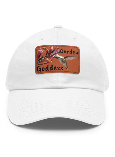 Hat for the Ladies with Leather Patch (Rectangle)