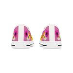 Light Pink Daisy Flower Chain Women's Low Top Sneakers