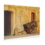 Old Cart Canvas Stretched, 0.75" Edge