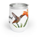 Hummingbird Goddess Chill Wine Tumbler