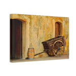 Old Cart Canvas Stretched, 0.75" Edge