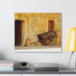 Old Cart Canvas Stretched, 0.75" Edge