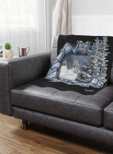 Break Out to Winter Minky Blanket