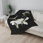 Orchid Sherpa Blanket - One Side Print