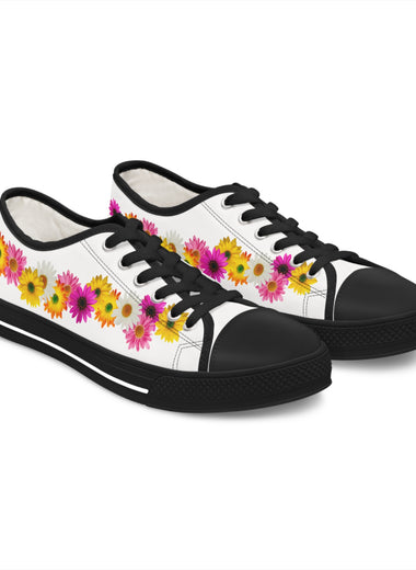 Daisy Flower Chain Women's Low Top Sneakers