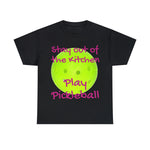 Stay out of the Kitchen Play Pickleball Heavy Cotton Tee