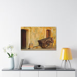 Old Cart Canvas Stretched, 0.75" Edge
