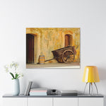 Old Cart Canvas Stretched, 0.75" Edge