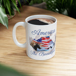 America the Beautiful Ceramic Coffee Mug 11 oz