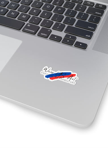 WearUSArt Logo Sticker β Kiss-Cut Vinyl Decal to Show Your Support