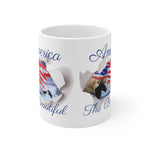 America the Beautiful Ceramic Coffee Mug 11 oz