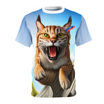 Artistic Bobcat T-Shirt Unisex Cut & Sew Tee (AOP)