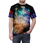 Fireworks T Unisex Cut & Sew Tee (AOP)