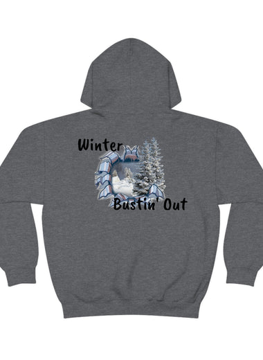 Winter Bustin' Out Unisex Heavy Blend Hooded Sweatshirt