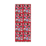 American Wildlife Gift Wrap Papers - Red Background