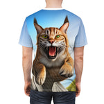 Artistic Bobcat T-Shirt Unisex Cut & Sew Tee (AOP)