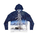 Winter Moose Men's Hoodie (AOP)