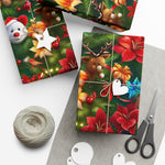 Teddy Bear & Flower Gift Wrap Papers