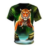 Artistic Bengal Tiger Unisex Cut & Sew Tee (AOP)