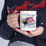 America the Beautiful Ceramic Coffee Mug 11 oz