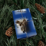 Blue Background American Wildlife Gift Wrap Papers