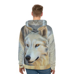 Wolf Print Men's Hoodie (AOP)