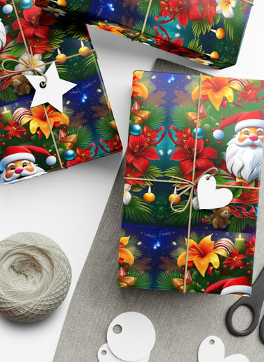 Santa Gift Wrap Papers