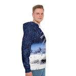 Winter Moose Men's Hoodie (AOP)