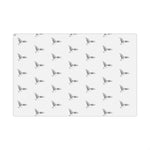 Dove Pattern Gift Wrap Paper — Minimalist Flying Dove Wrapping Sheets for Weddings & Birthdays