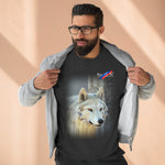 Winter Wolf Art Unisex Premium Crewneck Sweatshirt