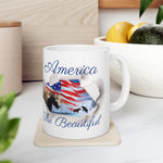 America the Beautiful Ceramic Coffee Mug 11 oz
