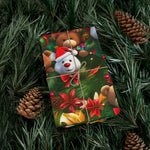 Teddy Bear & Flower Gift Wrap Papers