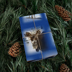 Blue Background American Wildlife Gift Wrap Papers