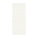 Golden Dove Gift Wrap Paper — Elegant Yellow Dove & Floral Bird Wrapping Sheets for Weddings & Baby Showers