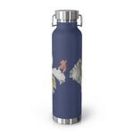 Flower Copper Vacuum Insulated Bottle, 22oz