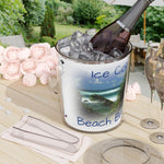Beach Brew Ice Bucket with Tongs