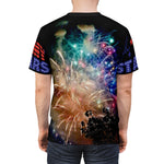 Fireworks T Unisex Cut & Sew Tee (AOP)