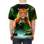 Artistic Bengal Tiger Unisex Cut & Sew Tee (AOP)