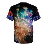 Fireworks T Unisex Cut & Sew Tee (AOP)