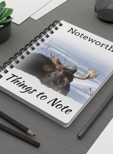 American Moose Photo Spiral Bound Journal