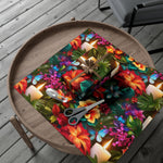 Flower and Candle Gift Wrap Papers