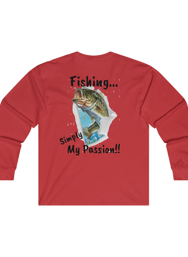 Fishing Passion Ultra Cotton Long Sleeve Tee