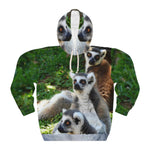 Lemur Unisex Pullover Hoodie (AOP)