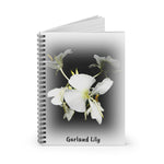 Garland Lily Spiral Notebook - Ruled Line