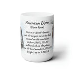 American Bison Coffee Ceramic Mug 15oz